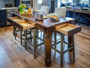 Eric Perry Â© 2014 Kitchen Island in HGTV Smart Home