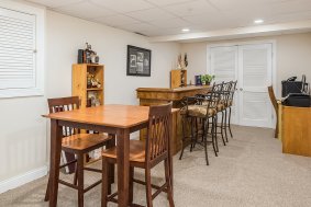 Finished lower level